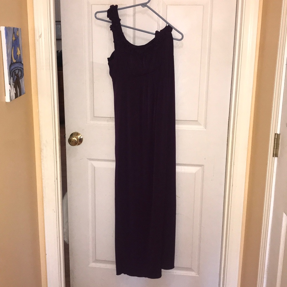 Purple maxi dress